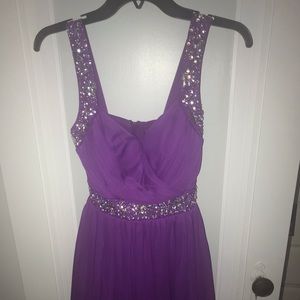 Purple Homecoming Dress